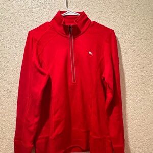 Tommy Bahama Tampa Bay buccaneers Vibrant Red Quarter-Zip Pullover
